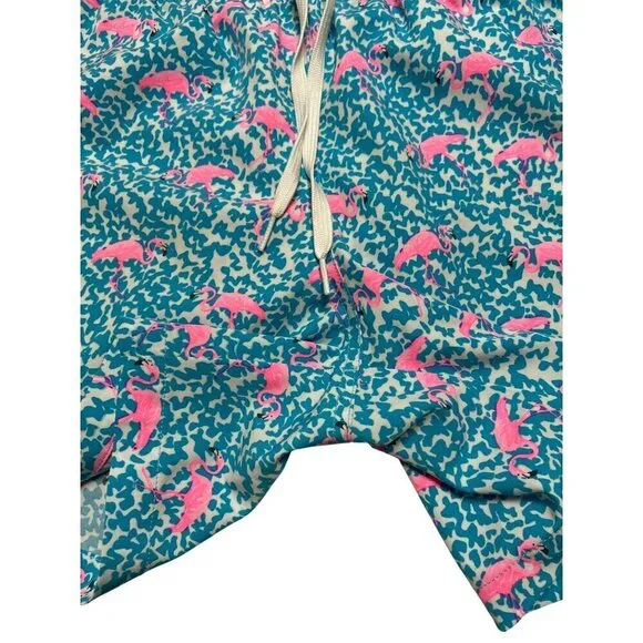 Cubbies The Domingos Are For Flamingos 5.5" Inseam Swim Trunks-sz Medium - Picture 6 of 9